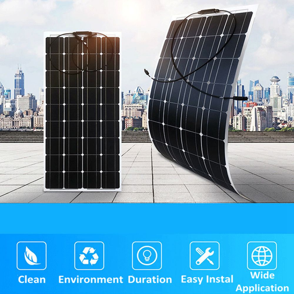 Panel surya 500W 250W 18V, bat - Flexible Solar Panel ulasan dan harga