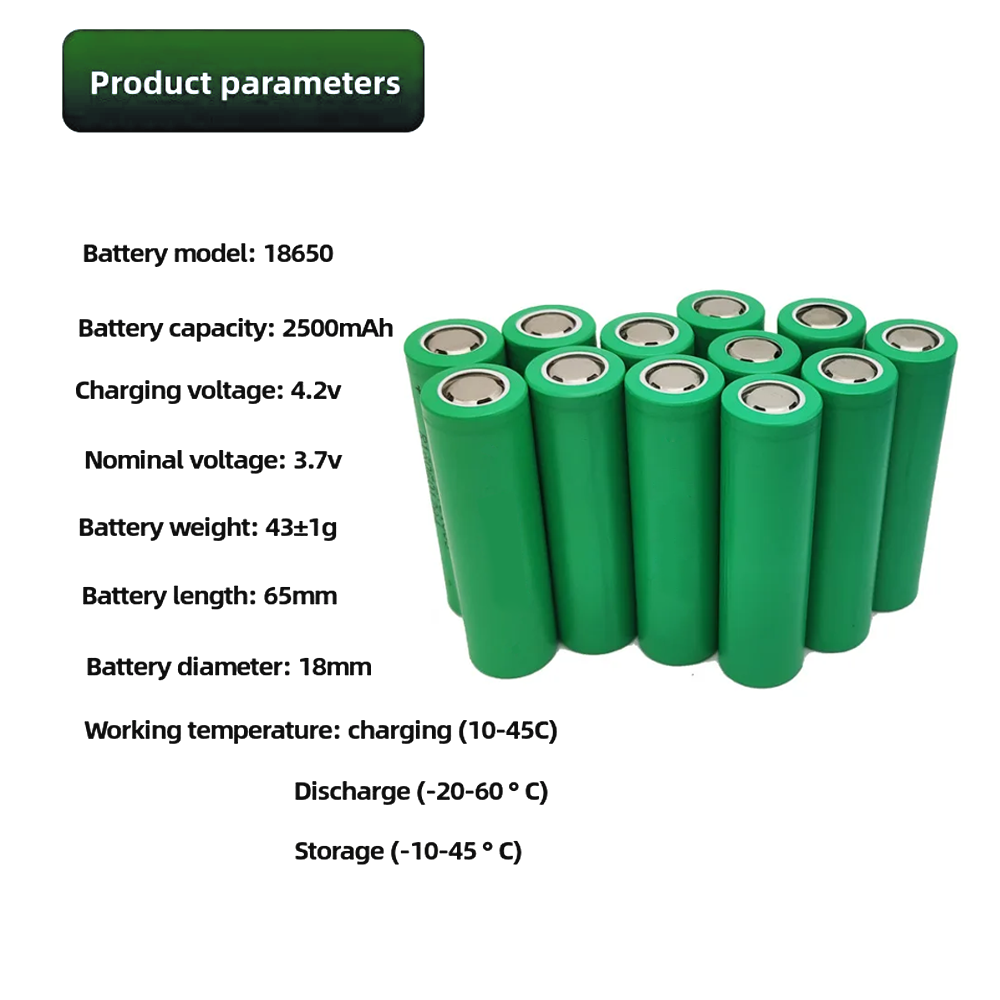 18650 25R 3.7V 2500mAh Baterai - Renewable Energy Technology ulasan dan harga